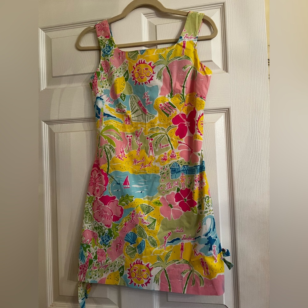 Rare Lilly Pulitzer Lillywood White Tag Shift Size 2